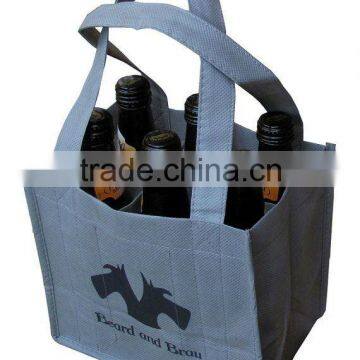 Six Bottles Non woven Wine Bag