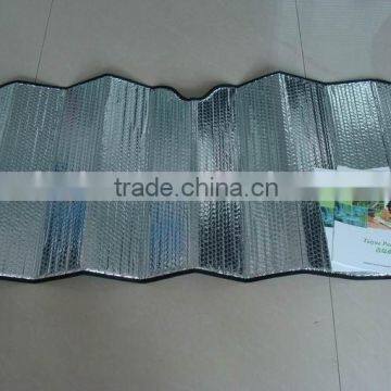 PE bubble front car sun shade