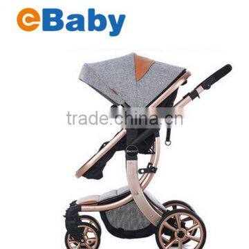 High lanscape with X type frame baby strollers,One key folding baby stroller                        
                                                Quality Choice