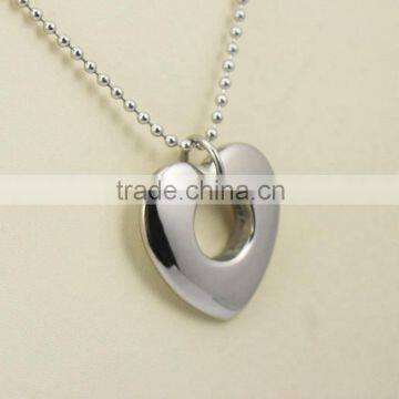 316L Stainless Steel Heart Shape Pendant Fashion Necklace photo-4