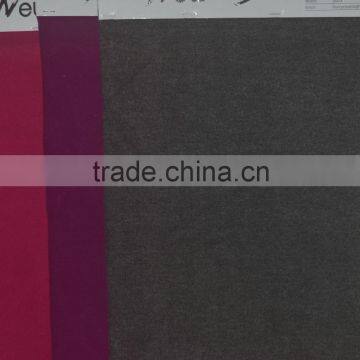 Bottom Weight Brushed Heather Grey Yarn Dyed Knit Fabric photo-3