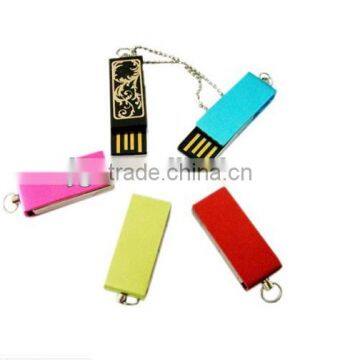 High Speed Mini USB Flash Drive, Swivel USB Flash Drive