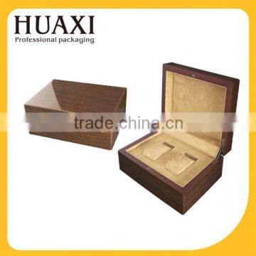 custom made wooden watchbox couple watch gift box                        
                                                                                Supplier's Choice