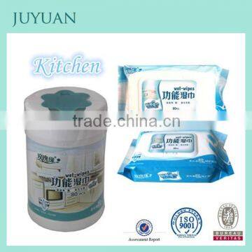 Household cleaning china wholesale kitchen wet wipes with iso certificate