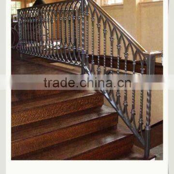 modern forged wrought iron handrail designs