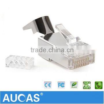 Cat7 metal plated FTP Plug connector RJ45 (2pcs set)