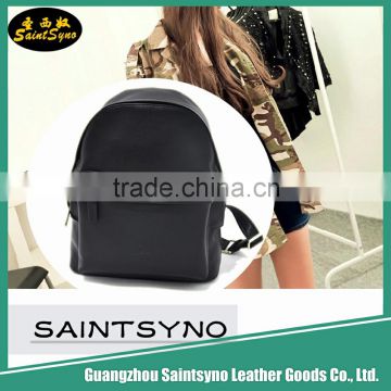 custom new model women's fashionable travelling Genuine Leather backpack