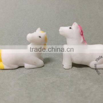 new products small animal polyresin sitting horse figurines