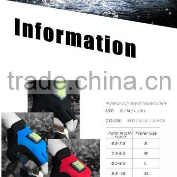 Safety Direction Gloves Half Finger L Size LED Cycling Gloves Smart Direction Turn Signal Bicycle Led Glove Light Cycling Glove photo-3