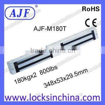 AJF high quality and top security 400lbs double door electromagnetic lock