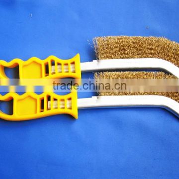 brass wire handle brush