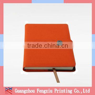 Colored 2016 A4 A5 A6 Sizes Debossing Faux Leather Notebook