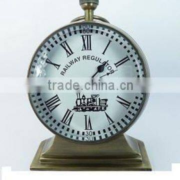 ANTIQUE VINTAGE TABLE CLOCK-HOME DECOR TABLE CLOCK 2066