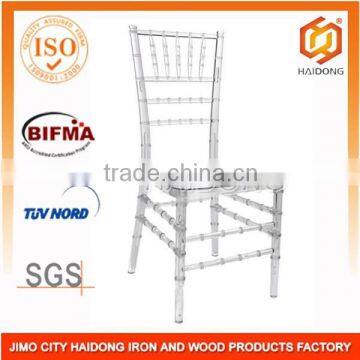 Polycarbonate Resin wedding banquet event chiavari Chair