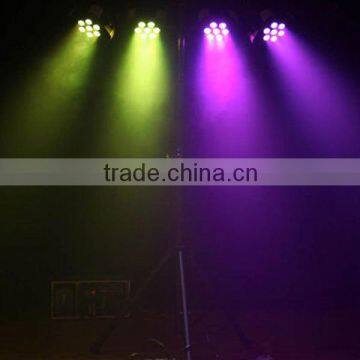 7x 9w 3 IN 1 Rgb LED Par Kit Light T BAR 4-QUAD FLAT LED PAR 64 CAN photo-3