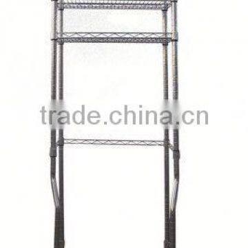 wire shelving with casters