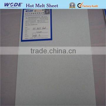 Single side nonwoven hot melt sheet for shoes