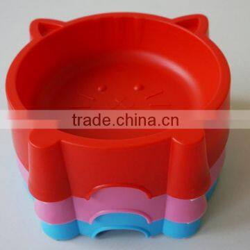 Cat Shaped Plastic Pet Bowl With Anti Skid on Bottom photo-6