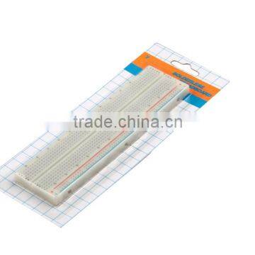 2014 hot sell white ABS metal reed 730 points breadboard universal prototype pcb