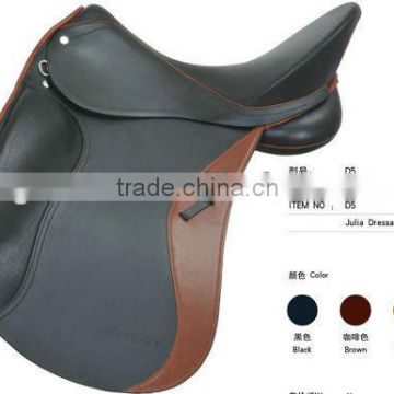 Julia dressage leather racing horse saddle