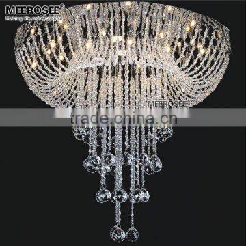 Contemporary Indoor Round Ceiling Lights with Crystal for Living Room MD81756