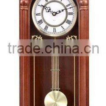 Wooden pendulum clock