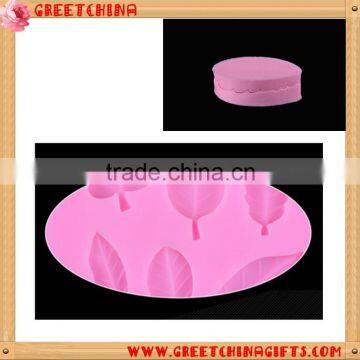 Leaf Press Mold Shaped Silicone Mold Cake Decoration Fondant Cake 3D Food Grade Silicone Mould
