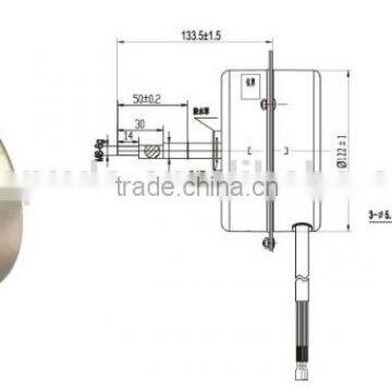 Capacitive motor diameter 120mm series