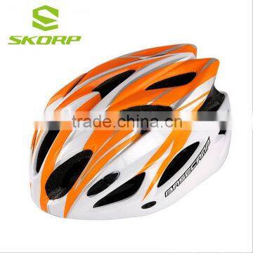 SKORP Custom Sport Adult Cycling Equipment Orange Bicycle Racing Bike Helmet