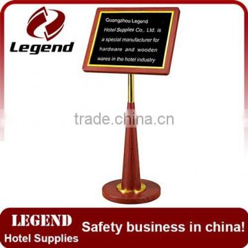 Convenient metal price display board for Hotel