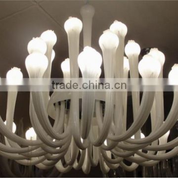 2015 Art White Glass Chandelier Lamp/Light with CE