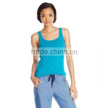 sexy girl tank top short cap sleeves scoop neck