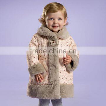 DB2807 dave bella 2015 winter infant coat baby padded jacket girls padded coat girls down coat down jacket