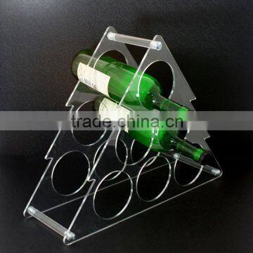 Tree Shaped Stackable Wine Bottle Display Holder Rack