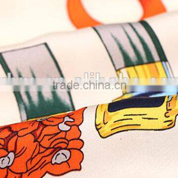 OEM Screen Print Fabric 100%silk Satin Cosmetic Pattern Silk Charmeuse photo-2