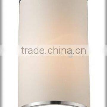 UL CUL Listed Simple White Color Corridor Sconce Hotel With Brushed Nickel Finish W50372