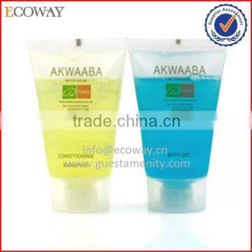 Cheap hotel transparent plastic matte tube 30-200ml