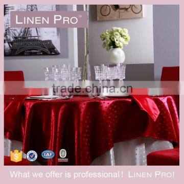 LinenPro Disposable Birthday Tablecloth Christmas Embroidery Tablecloth photo-5