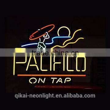 neon sign customer design neon light open word light hanging tap table light on tap