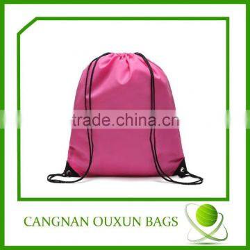 Most popular fold up polyester drawstring bag