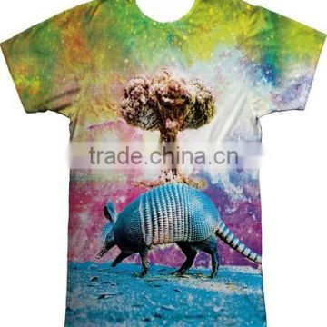 Professional Custom sublimation 100% polyester t shirt,sublimation 3D T-Shirt/Casual Plain T-Shirt Wholesale/Sublimation T-Shirt