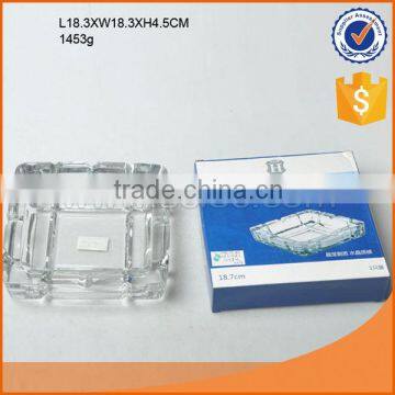 Square Glass Ashtray