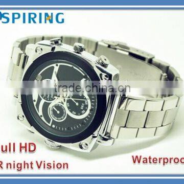 Waterproof HD1080P hd 1080p ir camera watch