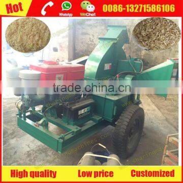 Mobile diesel engine wood chip crusher for sale with 5-10% discount