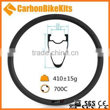 CarbonBikeKits Super light Full carbon 700c 38mm tubeless road rim TR38C