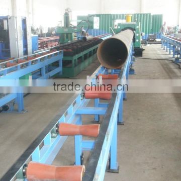 PIPE ROLLER CONVEYOR SYSTEM FOR BEVELING MACHINE