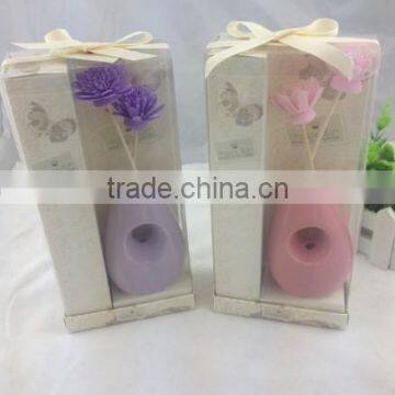 beautiful different color ceramic air diffuser for decoration reed diffuser set