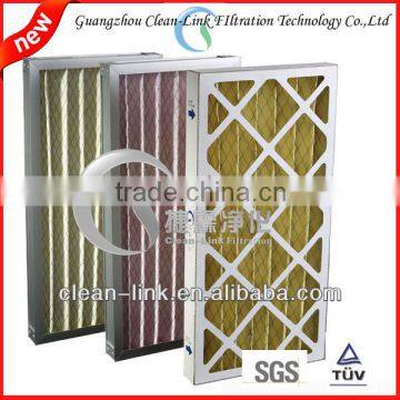 Sythetic fibre conditioning system exhaust pleated replacement coalescing filter