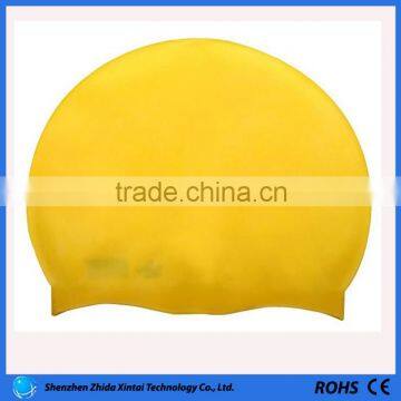Made in China Yellow Silicone Swimming Cap And Hat