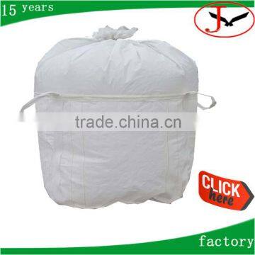 500kg big bag for scrap with top cover, 1000kg FIBC bulk bag for construction waste